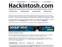 Tablet Screenshot of hackintosh.com